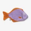 DonFisher Kleiner Piranha Lila Orange | Fisch- Täschchen | Geldbörse
