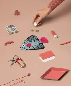 DonFisher Geldbörsen Aqua Batfish | Kleines Täschchen Grau Und Pink