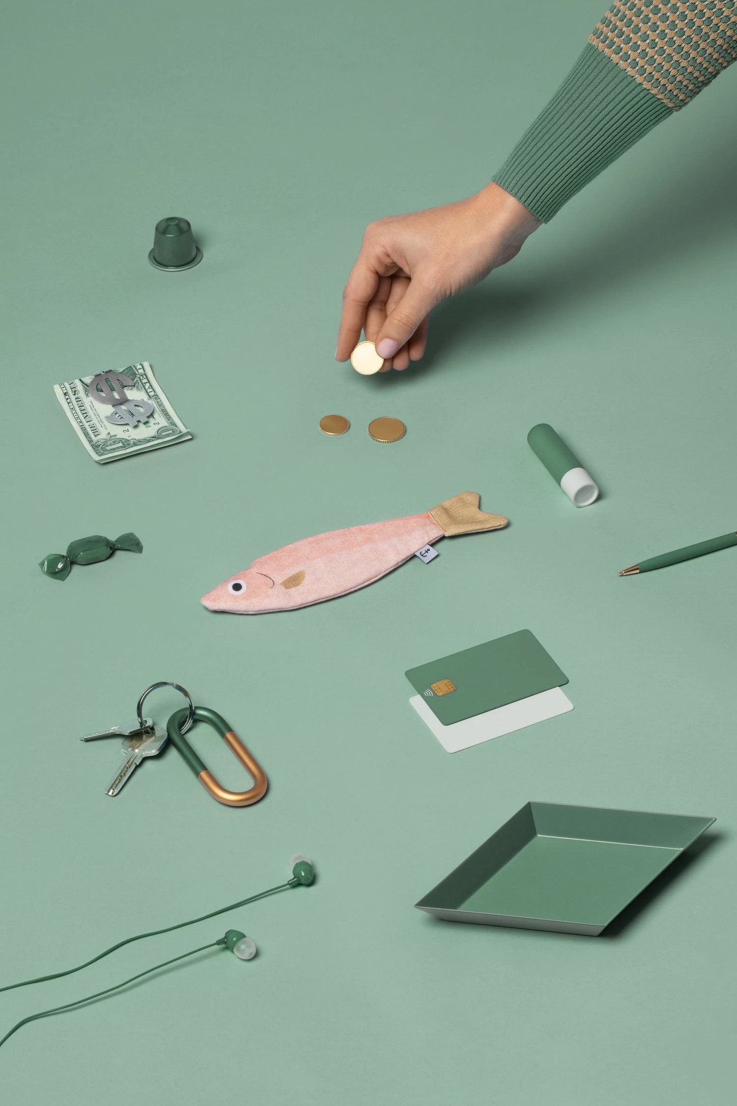 DonFisher Pink Anchovy - Schlüsseltäschchen - Fisch Schlüsselanhänger DonFisher Pink Anchovy - Schlüsseltäschchen - Fisch Schlüsselanhänger