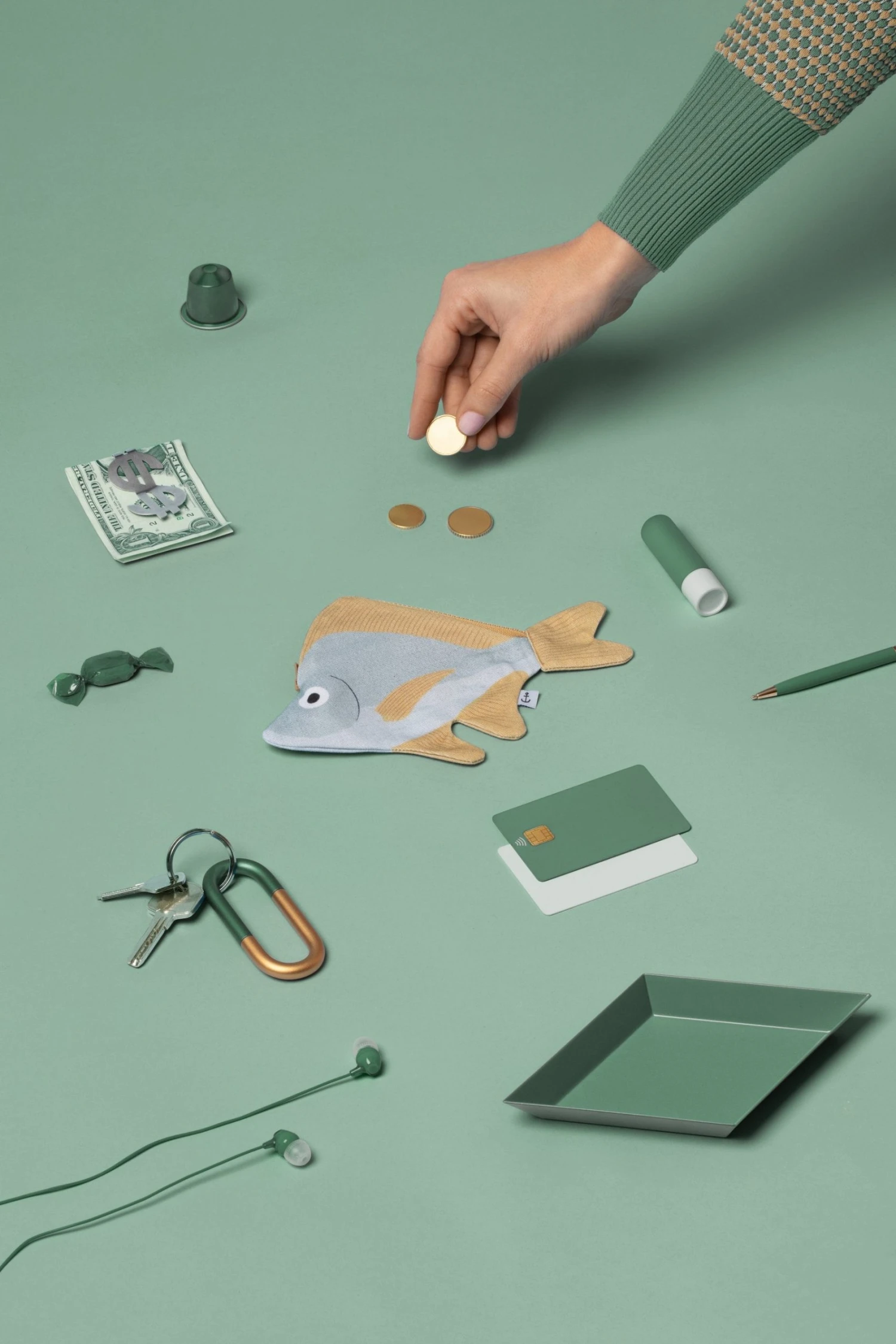 DonFisher Small Blue Silver Biddy | Schlüsselring DonFisher Small Blue Silver Biddy | Schlüsselring