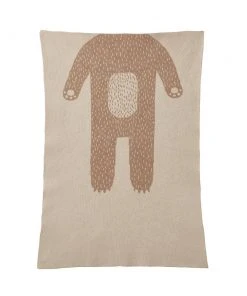 Donna Wilson Babydecke Aus Baumwolle Brauner Bär