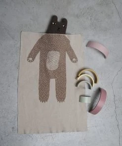 Donna Wilson Babydecke Aus Baumwolle Brauner Bär