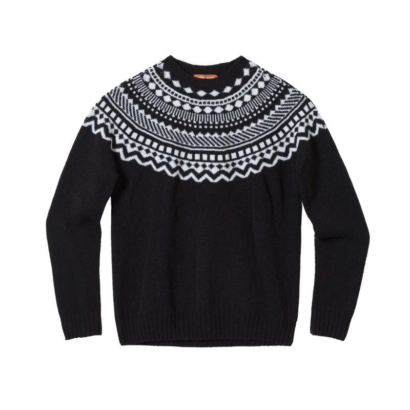 Donna Wilson SALE Schwarz Weißer Pullover Aus Reiner Wolle Für Damen Donna Wilson SALE Schwarz Weißer Pullover Aus Reiner Wolle Für Damen