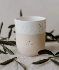 Eulenschnitt Gedeckter Tisch Kaffeebecher / Teebecher Aus Keramik BISOUS