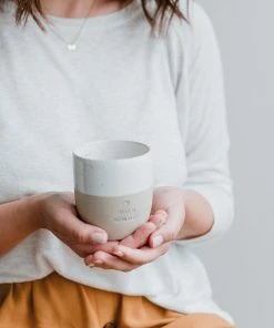 Eulenschnitt Kaffeebecher / Teebecher Aus Keramik HELLO NEW DAY Gedeckter Tisch