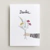 Farina Kuklinski Danke Mit Blumenstrauß | Grußkarte