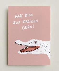 Farina Kuklinski Hab Dich Zum Fressen Gern! | Grußkarte Glückwunsch Und Grußkarten