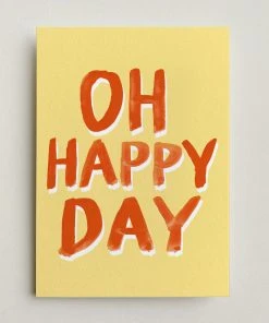 Farina Kuklinski Oh Happy Day! | Grußkarte Glückwunsch Und Grußkarten