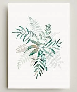 Farina Kuklinski Farne Und Grün - Poster DIN A4