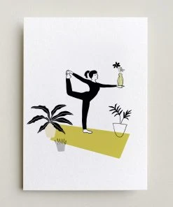 Farina Kuklinski Yoga Dancer | Grußkarte Glückwunsch Und Grußkarten