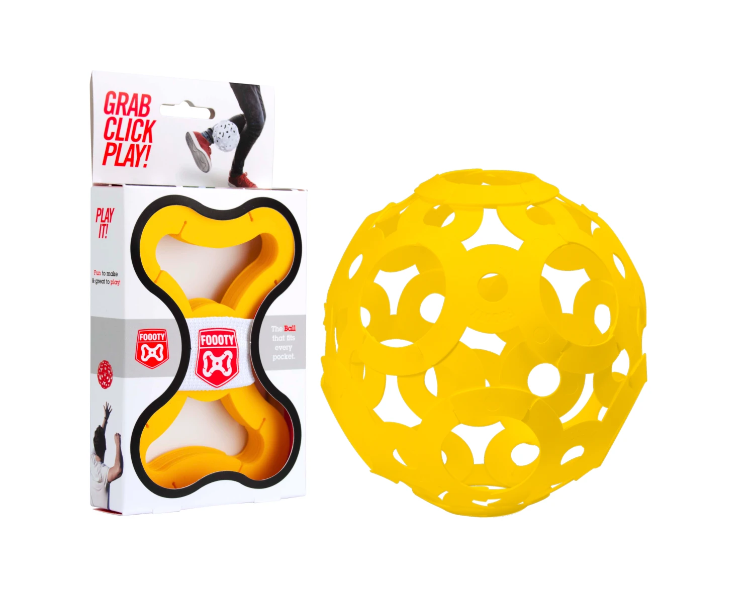 Kinder Foooty Ball Gelb 3 Kinder Foooty Ball Gelb