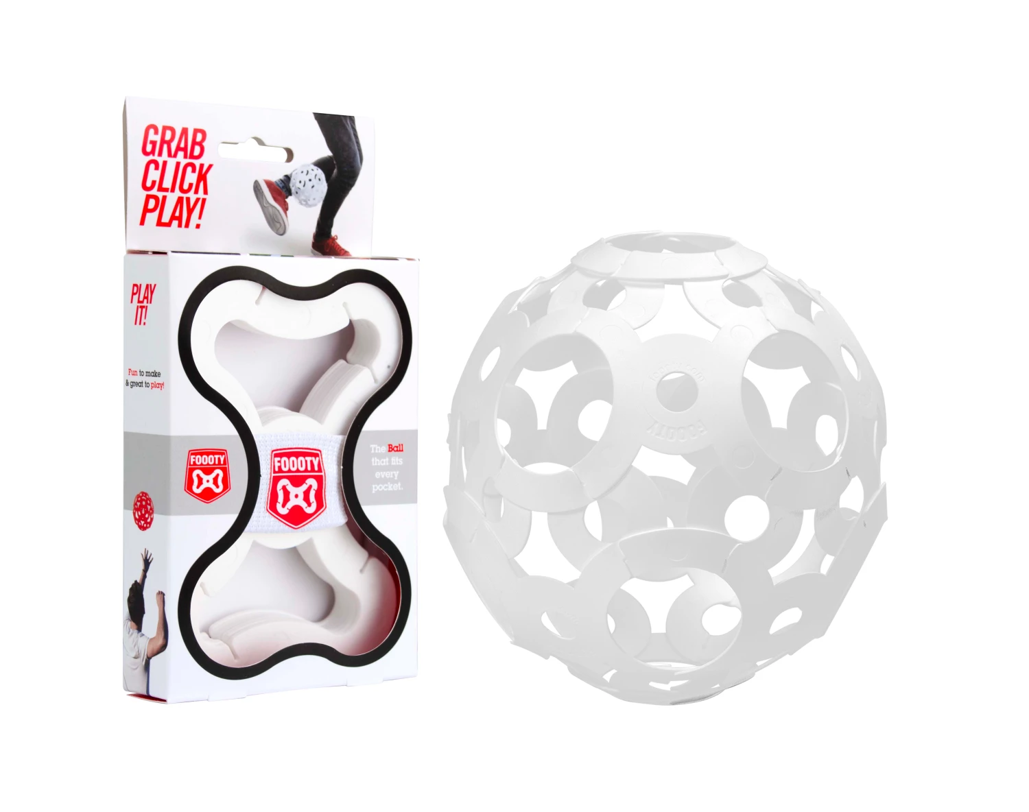 Foooty Ball Weiß Kinder 3 Foooty Ball Weiß Kinder