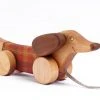 Friendly Kinder Nachziehtier Aus Holz Dackel Rot 2 Friendly Kinder Nachziehtier Aus Holz Dackel Rot
