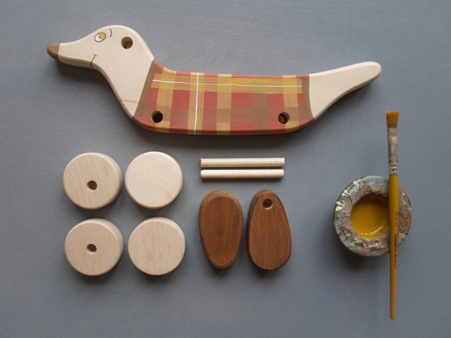 Friendly Kinder Nachziehtier Aus Holz Dackel Rot Friendly Kinder Nachziehtier Aus Holz Dackel Rot