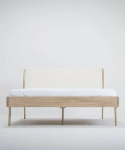 Gazzda FAWN Bett Deep Frame - Eiche Mit Kopfteil Aus Baumwollband- Geflecht 10 Gazzda FAWN Bett Deep Frame - Eiche Mit Kopfteil Aus Baumwollband- Geflecht
