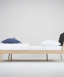 Gazzda FAWN Bett Deep Frame - Eiche Mit Kopfteil Aus Baumwollband- Geflecht 11 Gazzda FAWN Bett Deep Frame - Eiche Mit Kopfteil Aus Baumwollband- Geflecht