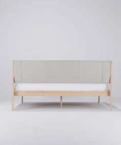 Gazzda Möbel FAWN Bett Schmaler Rahmen - Eiche Mit Kopfteil Mit Naturfaserbezug 25 Gazzda Möbel FAWN Bett Schmaler Rahmen - Eiche Mit Kopfteil Mit Naturfaserbezug