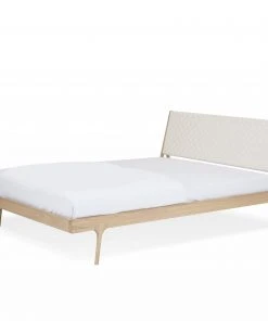 Gazzda FAWN Bett Schmaler Rahmen - Eiche Mit Leder-kopfteil 4 Gazzda FAWN Bett Schmaler Rahmen - Eiche Mit Leder-kopfteil