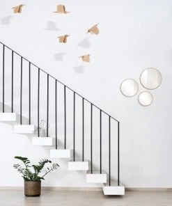 Wohnaccessoires Tica - Vogel Von Gazzda Aus Holz In Weiß Geölter Eiche