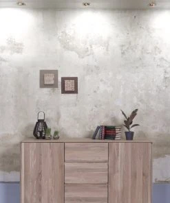 Möbel Hohes Sideboard Aus Massiver Eiche - Dresser FAWN Von Gazzda