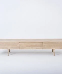 Lowboard FAWN - Niedriges Sideboard Mit Drei Schubladen - Von Gazzda Möbel