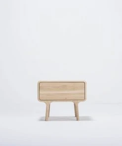 Möbel Nachttisch - Nightstand FAWN Von Gazzda - Massive Eiche
