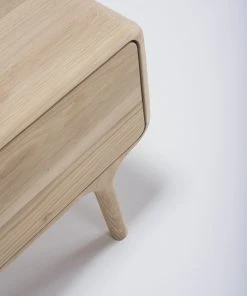Möbel Nachttisch - Nightstand FAWN Von Gazzda - Massive Eiche