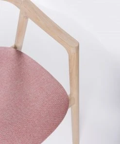 Stuhl Muna - Eiche Mit Wolle / Flachs Von Gazzda