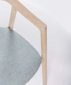 Stuhl Muna - Eiche Mit Wolle / Flachs Von Gazzda