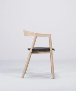 Stuhl MUNA - Eiche Mit Leder Von Gazzda Möbel