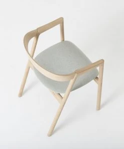 Stuhl Muna - Eiche Mit Wolle / Flachs Von Gazzda