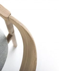 Stuhl Muna - Eiche Mit Wolle / Flachs Von Gazzda