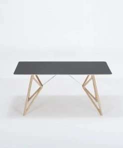 Tisch TINK Mit Linoleumplatte Und Gestell Aus Eiche Von Gazzda Möbel