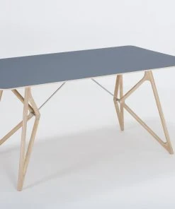 Tisch TINK Mit Linoleumplatte Und Gestell Aus Eiche Von Gazzda Möbel