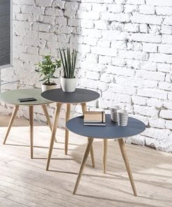 ARP Beistelltisch Von Gazzda - Runder Tisch Mit 55cm Durchmesser