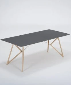 Tisch TINK Mit Linoleumplatte Und Gestell Aus Eiche Von Gazzda Möbel