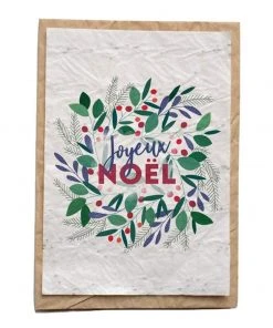 Growingpaper Glückwunsch Und Grußkarten Joyeux Noël - Blumensamen- Grußkarte Zu Weihnachten