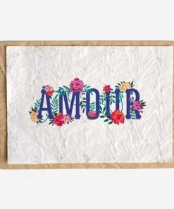 Growingpaper Grußkarte Mit Samenpapier - Amour