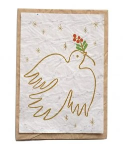 Growingpaper Glückwunsch Und Grußkarten Grußkarte Mit Samenpapier - Friedenstaube