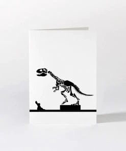 HAM By Jo Ham Hasen - Grußkarte - Dinosaurier Und Hase