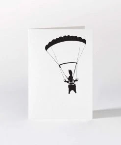 HAM By Jo Ham Hasen - Grußkarte - Gleitschirm