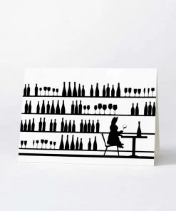 HAM By Jo Ham Hasen - Grußkarte - Winetasting