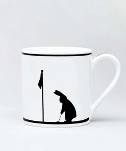 HAM By Jo Ham Gedeckter Tisch Hasen Tasse - Golf Spielender Hase
