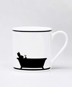 HAM By Jo Ham Gedeckter Tisch Hasen - Tasse Häschens Badewannen- Zeit