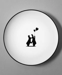 HAM By Jo Ham Gedeckter Tisch Hasen Teller - Häschen In Liebe