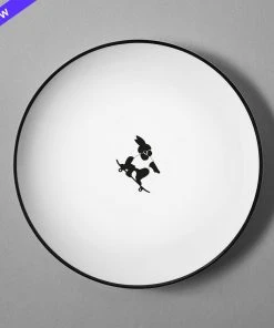 HAM By Jo Ham Hasen - Teller - Skateboard Fahrender Hase Gedeckter Tisch