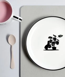 HAM By Jo Ham Gedeckter Tisch Hasen - Teller Watering Rabbit