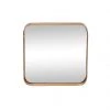 Hübsch SALE Quadratischer Spiegel Mit Kupferrahmen, 31x31cm
