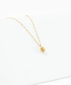 INDI&ME Vergoldete Kette Mit Kleinem Verspieltem Anhänger Schmuck