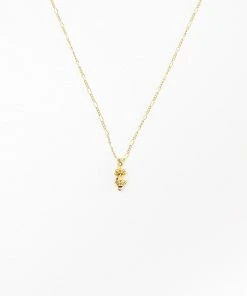 INDI&ME Vergoldete Kette Mit Kleinem Verspieltem Anhänger Schmuck